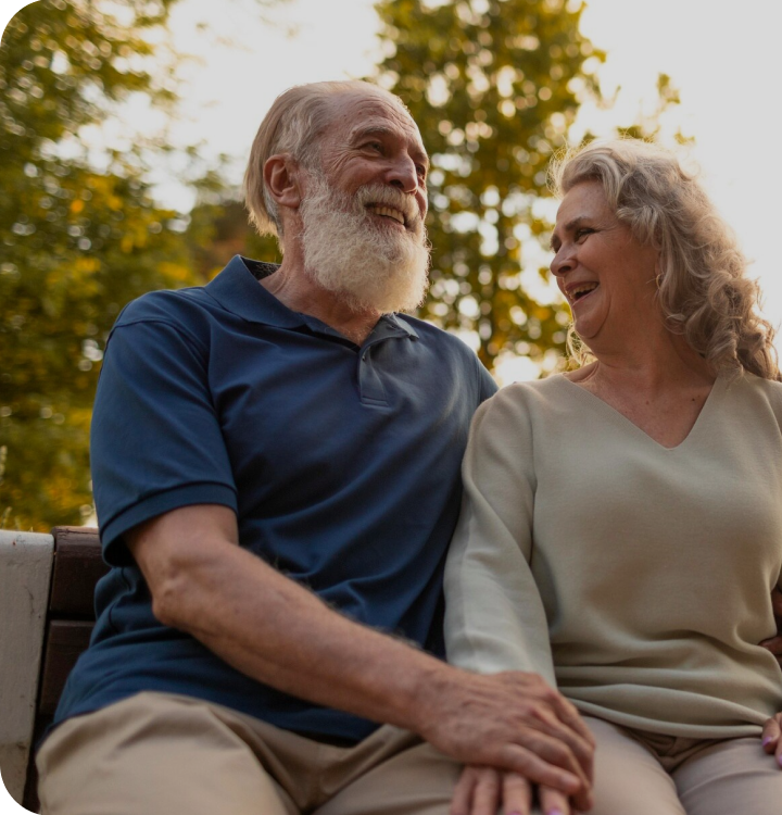 Couple sitting 